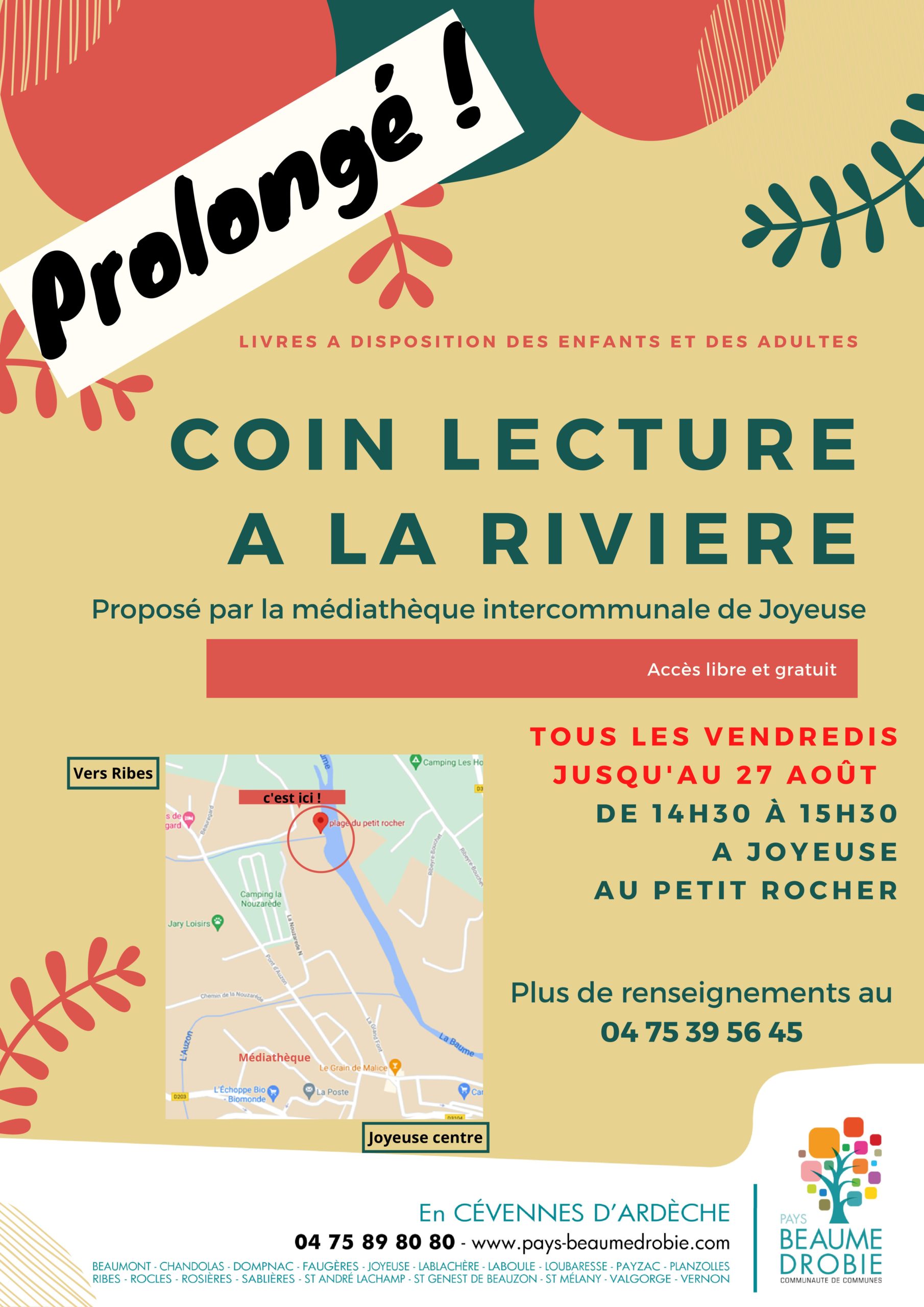 Prolongation du coin lecture au petit rocher ! Pays de Beaume Drobie
