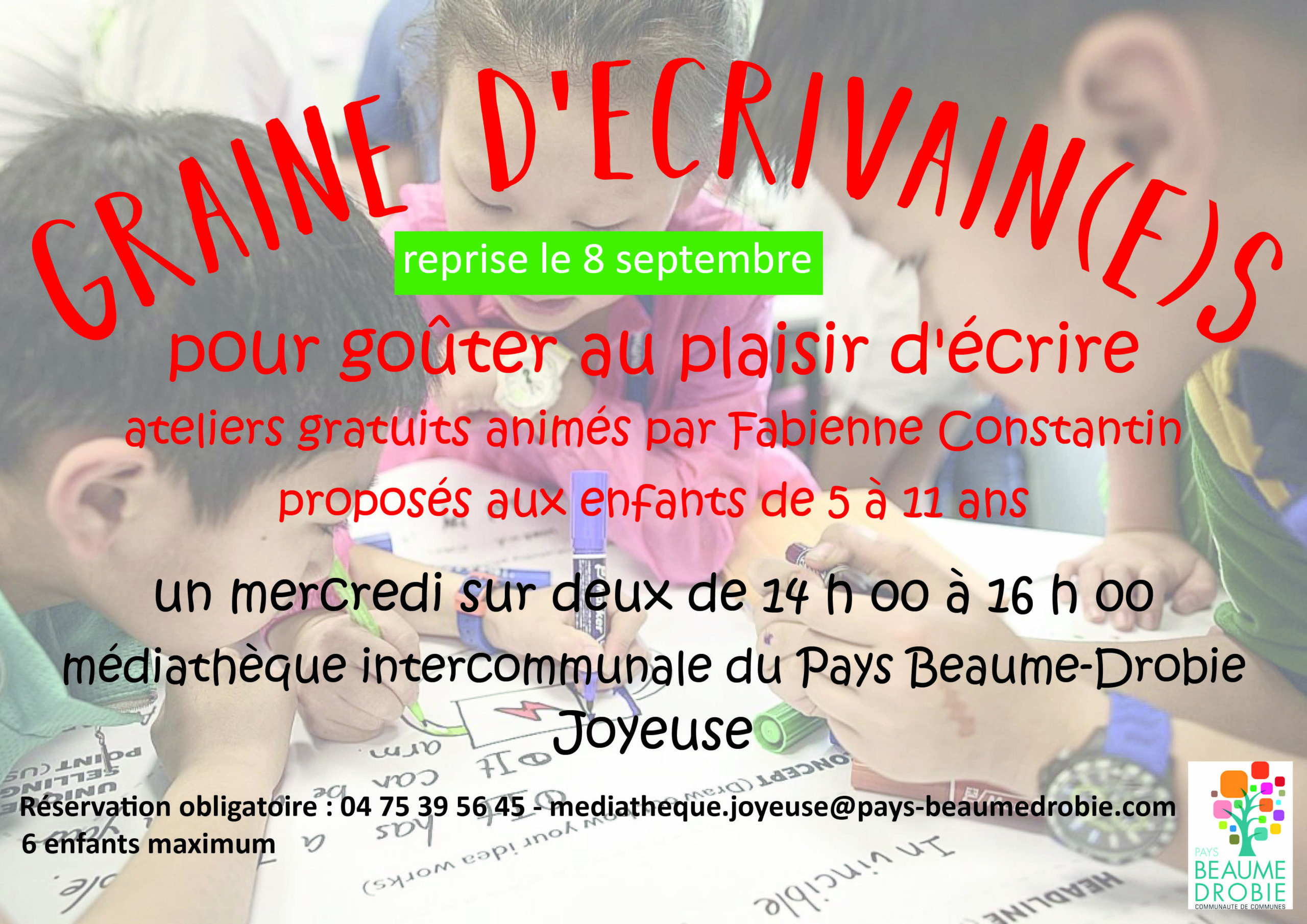 Affiche_ateliers_decriture©CDCPaysBeaumeDrobie