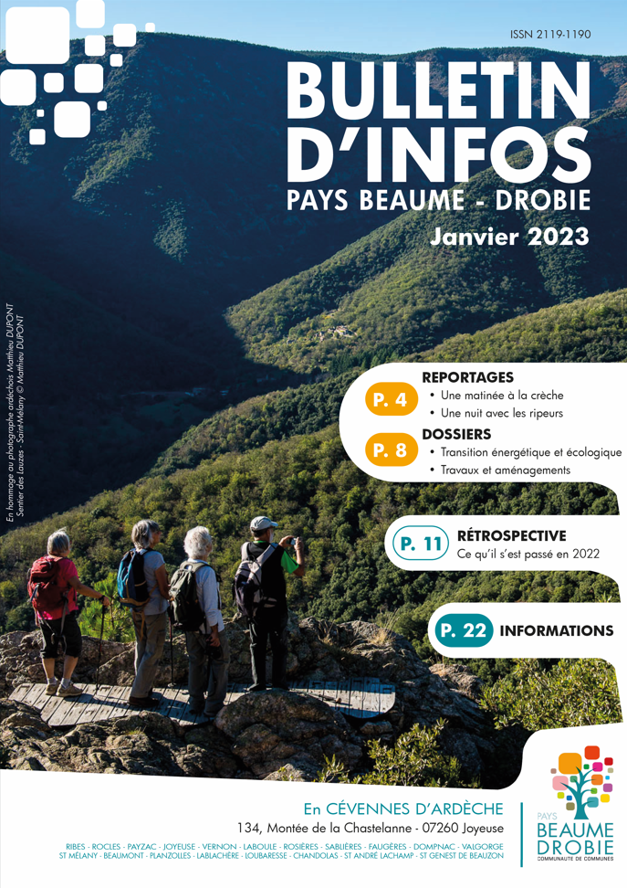 Couverture bulletin infos 2023 CDCPBD