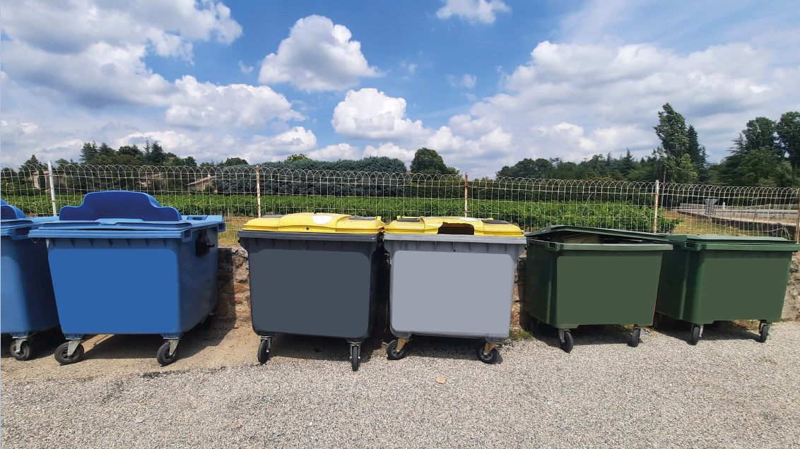 Poubelles_verts_jaunes_bleues©CDCPaysBeaume-Drobie