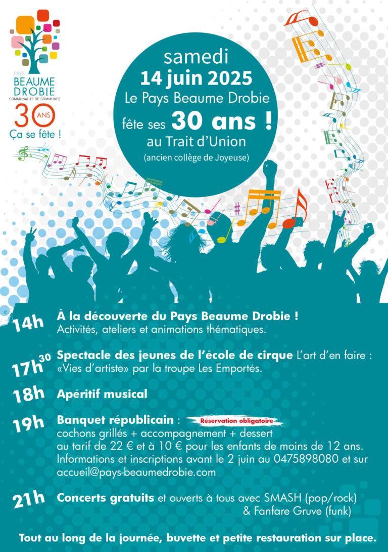 Flyer 30 ans Color