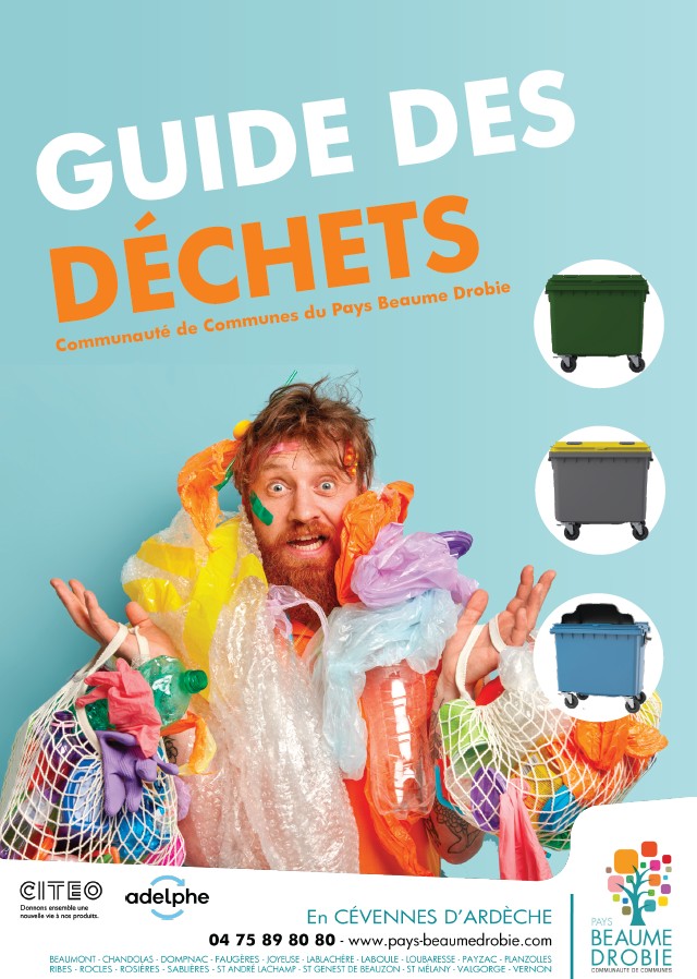 Consultez le guide des déchets du Pays Beaume Drobie !